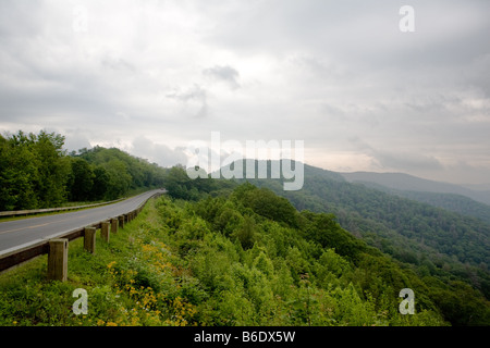 Newfound Gap Road, Great Smoky Mountains National Park Stock Photo