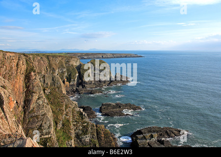 1686 Holyhead Mountain Heritage Coast Anglesey North Wales Stock Photo