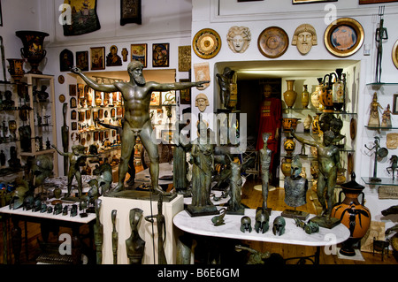 The Plaka antique shop Athens Greece Greek Stock Photo