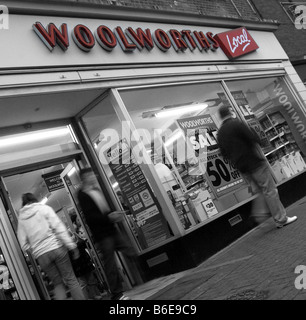 Woolworths, Woolies, High St, Retail, Closure,Dec 2008 Stock Photo