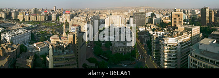 Cairo Panorama incl Midan Tahrir square Egypt Stock Photo