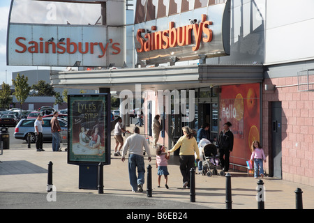 Sainsbury's, Castle Vale Retail Park, Birmingham Stock Photo