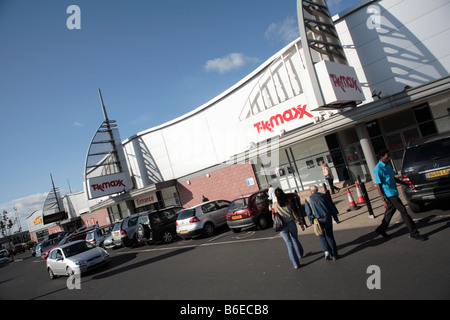 Castle Vale Retail Park, Birmingham Stock Photo