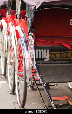 Rickshaws in Asakusa Tokyo Japan Stock Photo