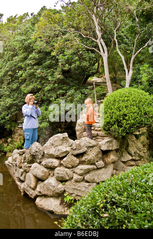 Austin's Zilker Park Botanical Gardens Stock Photo