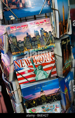 USA, New York, Manhattan, Calendars in Souvenir shop Stock Photo