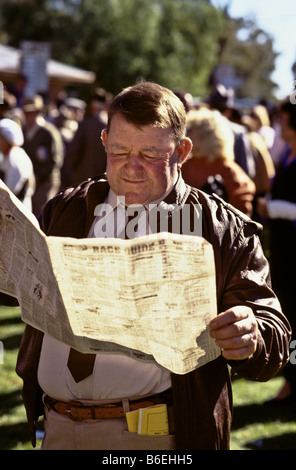Male punter, Australia Stock Photo