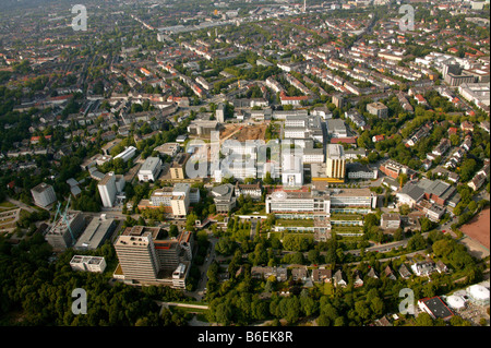 Aerial picture, University Clinic, Essen, Ruhr area, North Rhine-Westphalia, Germany, Europe Stock Photo