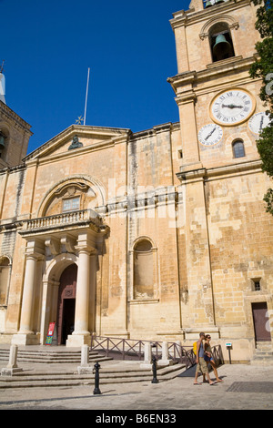 Saint John’s Catholic Cathedral, Saint John’s Square, Valletta, Malta Stock Photo