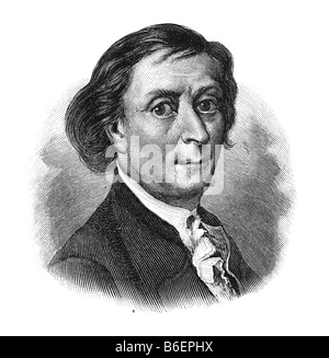 Franz Carl Achard, François Charles Achard, 28. April 1753 Berlin - 20. April 1821 Cunern, Silesia Stock Photo