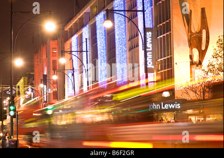 Oxford Street at Christmas London United Kingdom Stock Photo