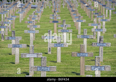 'Le Linge', French war cemetery at Col du Wettstein, France, Vosges Mountains, Alsace Stock Photo