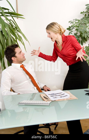 conflict in office Stock Photo