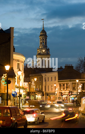 Greenwich Church Street at dusk SE10 London United Kingdom Stock Photo