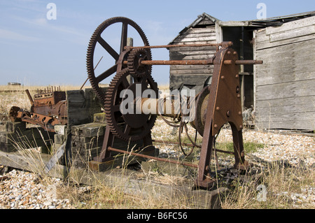 Old winch Stock Photo