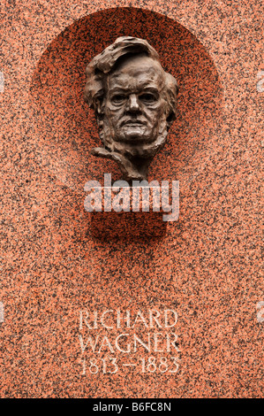 Richard Wagner Memorial, Nuremberg, Bavaria, Germany, Europe Stock Photo