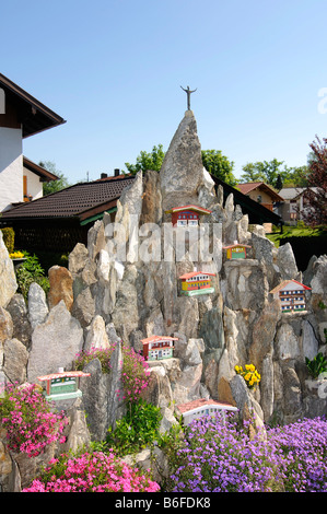 Rockery in Seeon, Chiemgau, Bavaria, Germany, Europe Stock Photo