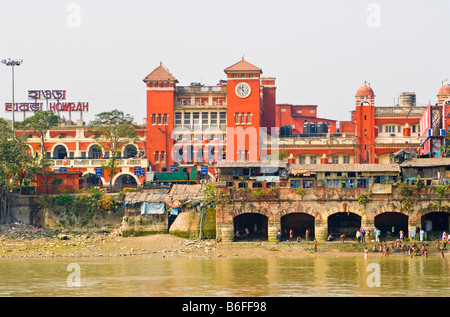 Howrah Station, Kolkata, India Stock Photo