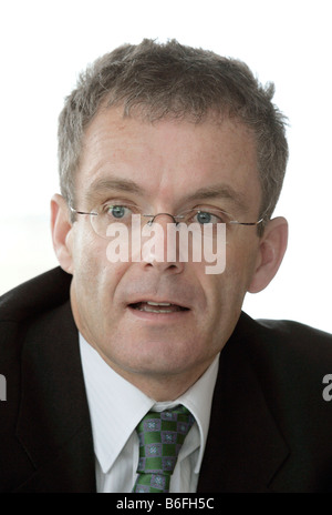 Bernd Scheifele, chief executive of the HeidelbergCement AG, during the press conference on financial statements on the 17th of Stock Photo