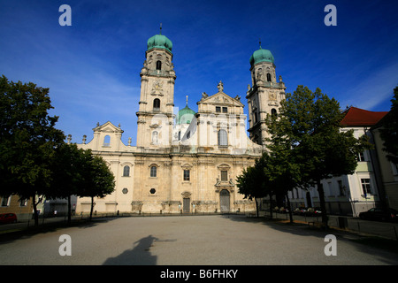 St. Stephen's Cathedral, Passau, Bavaria, Germany, Europe Stock Photo