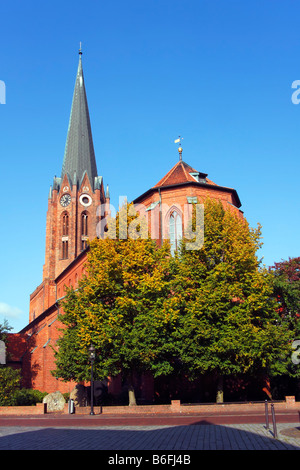 St. Petri Church in the historic city centre of Buxtehude, Altes Land area, Lower Saxony, Germany, Europe Stock Photo