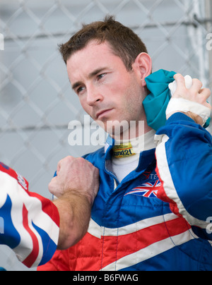 Danny Watts of A1 Team Great Britain at A1GP World Cup of Motorsport in Sepang Malaysia Stock Photo