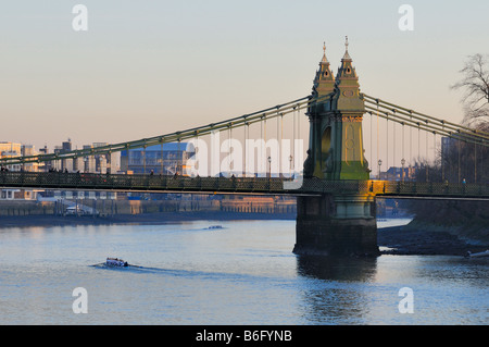 Hammersmith Bridge, Hammersmith, London Stock Photo