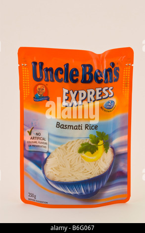 Bag of Uncle Ben's Express microwaveable Long Grain Rice sold in the UK ...