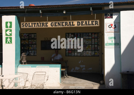The Solitaire General Dealer - the only shop in the tiny settlement of Solitaire, Namibia Stock Photo