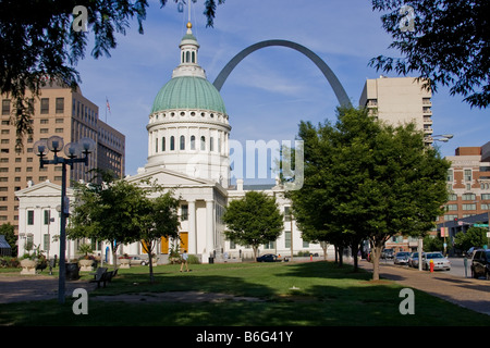 Gateway arch St Louis MO USA Stock Photo
