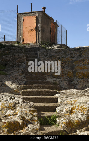 Old Transformer Room Italian Village Roccatederighi Tuscany Italy Stock Photo