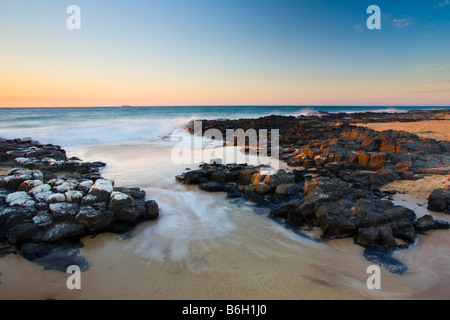 Evening on Lighthouse Beach Bunbury Western Australia WA Stock Photo