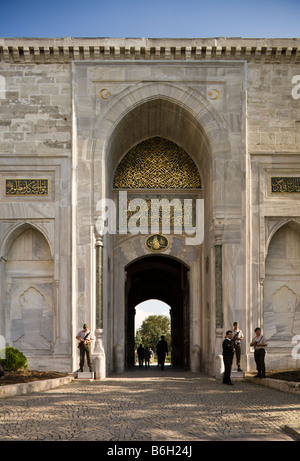 Imperial Gate, Topkapi Saray, Istanbul, Turkey Stock Photo