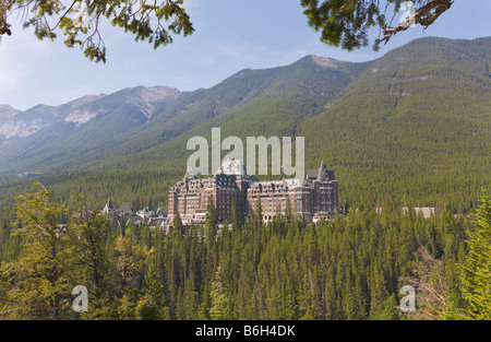 'Banff Springs Hotel' Banff Alberta Canada Stock Photo