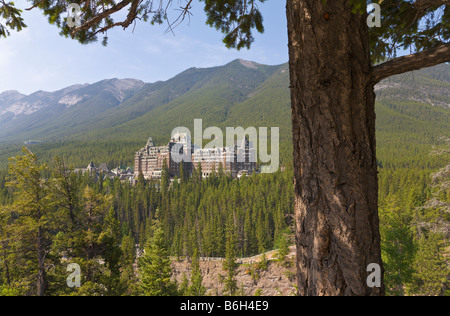 'Banff Springs Hotel' Banff Alberta Canada Stock Photo