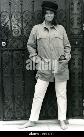 JACQUELINE BISSET  English film actress in 1967 Stock Photo