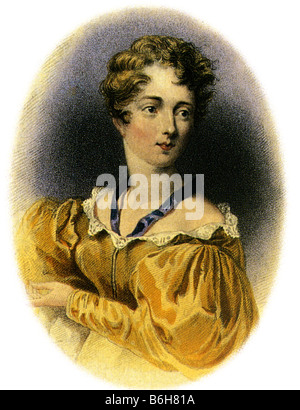 LADY CAROLINE LAMB  English writer 1785-1828 who had an affair with Byron Stock Photo