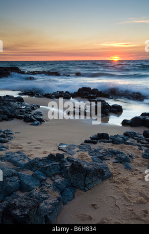 Evening on Lighthouse Beach Bunbury Western Australia WA Stock Photo