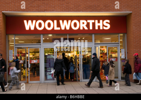 Woolworths shop front Chesterfield Store Derbyshire England UK Stock Photo