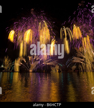 Geneva fireworks #18 Stock Photo