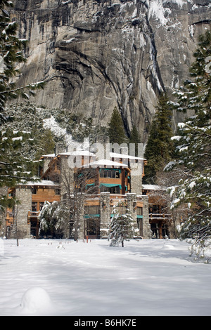 The Ahwahnee Hotel after a winter storm Yosemite Valley Yosemite