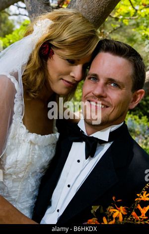 Bride and groom Stock Photo