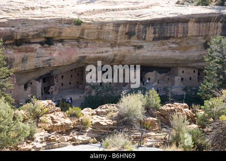 Spruce Tree House, Mesa Verde National Park in Colorado, USA Stock Photo