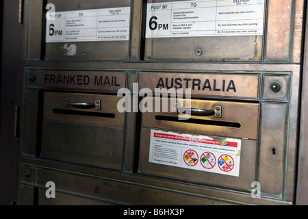 Post Office box for Australia Mail. Stock Photo