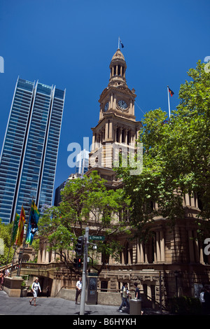 Town Hall Sydney New South Wales Australia Stock Photo