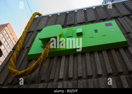 Giant electric plug in London England UK Stock Photo