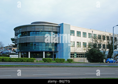 the 'knowledge spar' at the royal cornwall hospital in truro,cornwall,uk Stock Photo