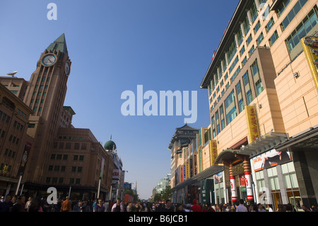 China Beijing wangfujing shopping street Stock Photo