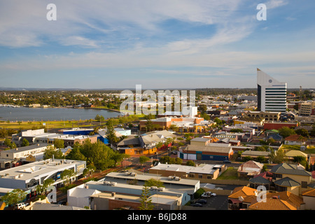 The view from the top of Marlston Hill Lookout Bunbury Western Australia WA Stock Photo