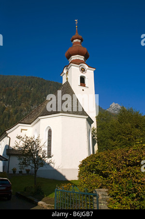 Church in Lofer village Austria Stock Photo